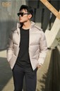 WAJKBD122M - BE NHẠT._2 Ảnh của Áo jacket 3 lớp dáng ngắn